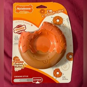 NEW Nylabone Power Donut Chew Toy